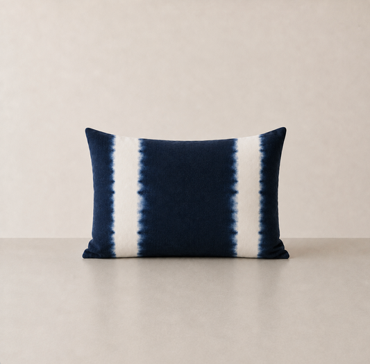 INDIGO TIE-DYE CUSHION COVER